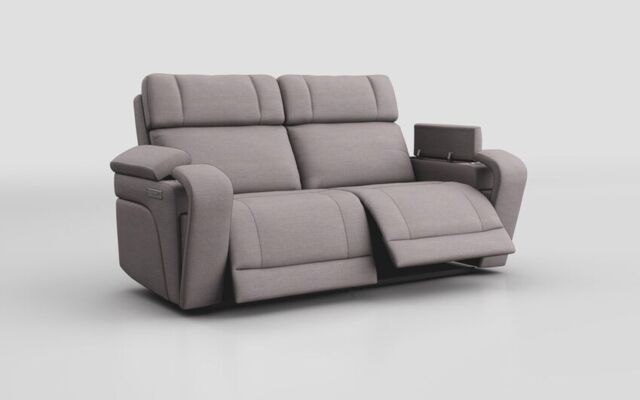 Adstock 3 Seater Power Recliner With Power Head Tilt - poltronesofà at ScS