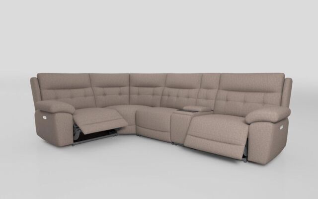 Belford 1 Corner 3 Power Recliner Sofa with Media Console - poltronesofà at ScS