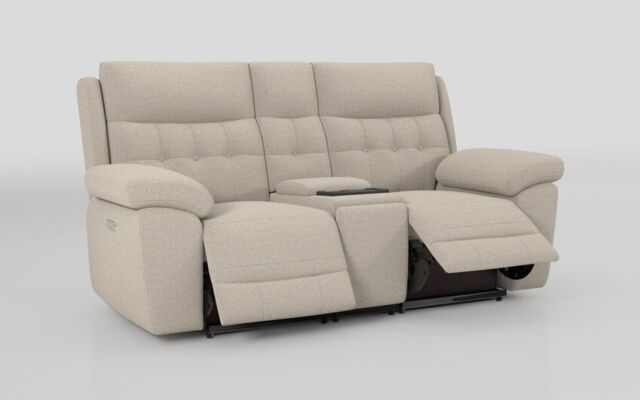 Belford 2 Seater Power Recliner Sofa with Media Console  - poltronesofà at ScS