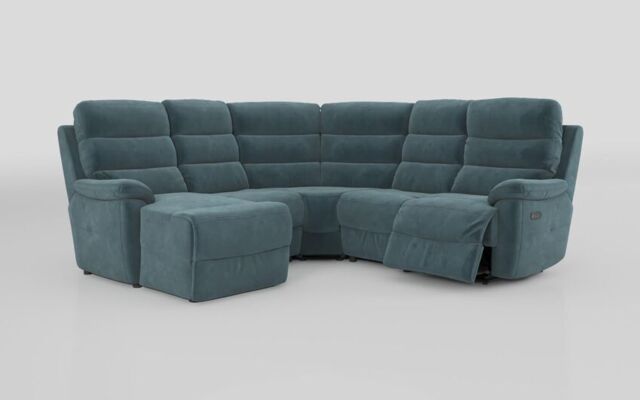 Ossett 2 Corner 2 Left Hand Facing Chaise Right Hand Facing Power Sofa with Head Tilt - poltronesofà at ScS