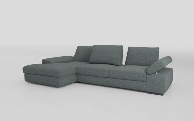 Savazza 4 Seater Sofa with Adjustable Back Rest Left Hand Facing Lounger  - poltronesofà at ScS