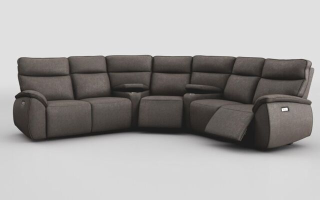 Solara 2 Corner 2 Power Recliner with Double Storage Consoles  - poltronesofà at ScS