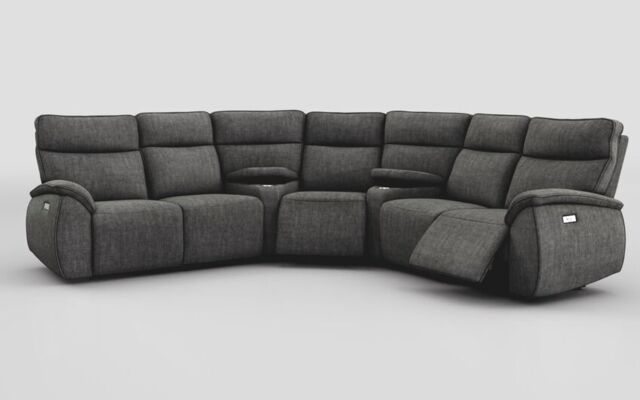 Solara 2 Corner 2 Power Recliner with Double Storage Consoles  - poltronesofà at ScS