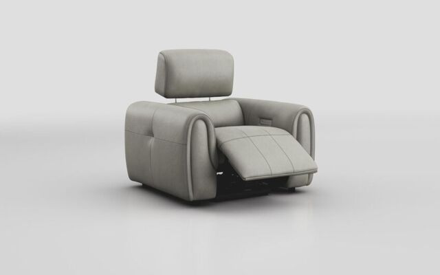 Serra Power Recliner Chair with Power Head Tilt  - poltronesofà at ScS