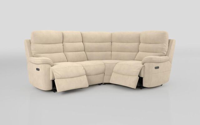 Ossett 2 Corner 1 Power Sofa with Head Tilt - poltronesofà at ScS