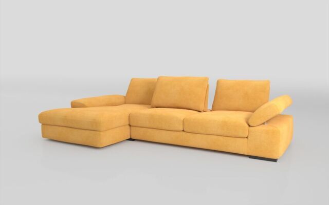 Savazza 4 Seater Sofa with Adjustable Back Rest Left Hand Facing Lounger  - poltronesofà at ScS