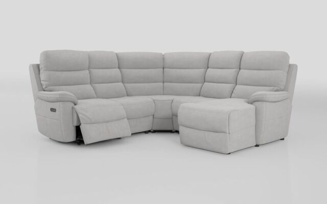 Ossett 2 Corner 2 Right Hand Facing Chaise Left Hand Facing Power Sofa with Head Tilt - poltronesofà at ScS