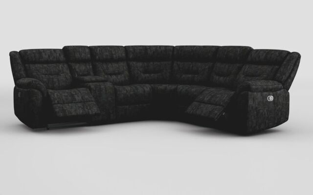 Adstock Power Recliner Chair with Power Head Tilt, Lumbar, Massage, Audio, Heat & LED Lights - poltronesofà at ScS