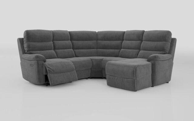 Ossett 2 Corner 2 Right Hand Facing Chaise Left Hand Facing Power Sofa with Head Tilt - poltronesofà at ScS