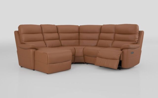 Ossett 2 Corner 2 Left Hand Facing Chaise Right Hand Facing Power Sofa with Head Tilt - poltronesofà at ScS