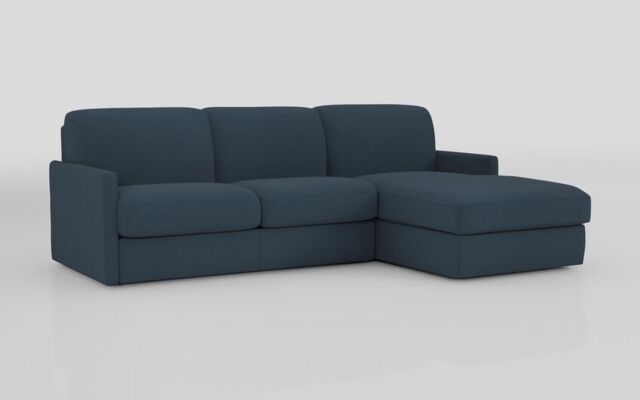 Barete Slim Arm 4 Seater Sofa Bed with Left Hand Facing Large Lounger - poltronesofà at ScS