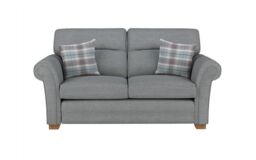 Inspire Blue Roseland Fabric 2 Seater Standard Back Sofa