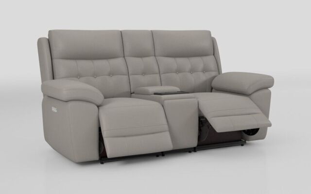 Belford 2 Seater Power Recliner Sofa with Media Console  - poltronesofà at ScS