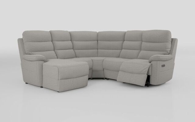 Ossett 2 Corner 2 Left Hand Facing Chaise Right Hand Facing Power Sofa with Head Tilt - poltronesofà at ScS