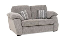 ScS Living Grey Melody Fabric 2 Seater Sofa