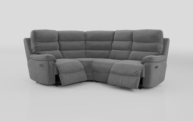 Ossett 1 Corner 2 Power Sofa with Head Tilt - poltronesofà at ScS