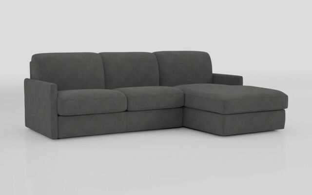 Barete Slim Arm 4 Seater Sofa Bed with Right Hand Facing Large Lounger  - poltronesofà at ScS