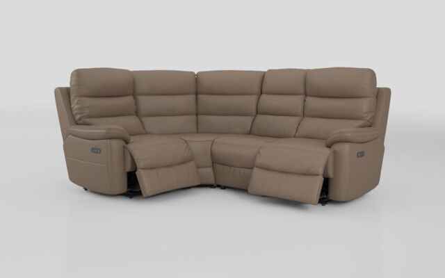 Ossett 1 Corner 2 Power Sofa with Head Tilt - poltronesofà at ScS