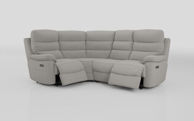 Ossett 1 Corner 2 Power Sofa with Head Tilt - poltronesofà at ScS
