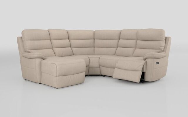 Ossett 2 Corner 2 Left Hand Facing Chaise Right Hand Facing Power Sofa with Head Tilt  - poltronesofà at ScS
