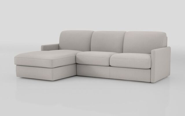 Barete Slim Arm 4 Seater Sofa Bed with Left Hand Facing Large Lounger  - poltronesofà at ScS