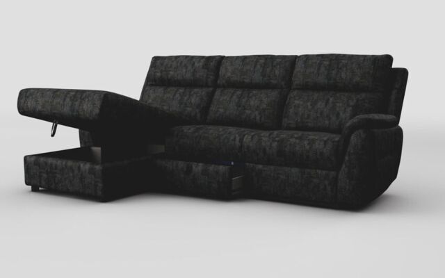 Sogliano 3 Seater Sofa With Drawer & Left Hand Facing Storage Chaise - poltronesofà at ScS
