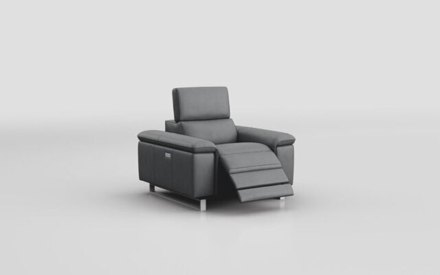 Viserba Power Recliner Chair with Manual Head Tilt - poltronesofà at ScS