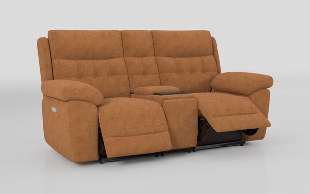 Belford 2 Seater Power Recliner Sofa with Media Console - poltronesofà at ScS