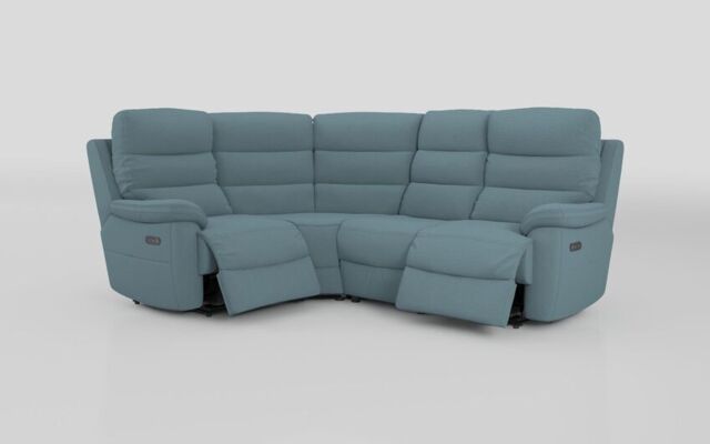 Ossett 1 Corner 2 Power Sofa with Head Tilt  - poltronesofà at ScS