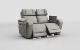 Adstock 2 Seater Power Recliner Sofa with Power Head Tilt, Lumbar, Massage, Audio, Heat & LED Lights  - poltronesofà at ScS