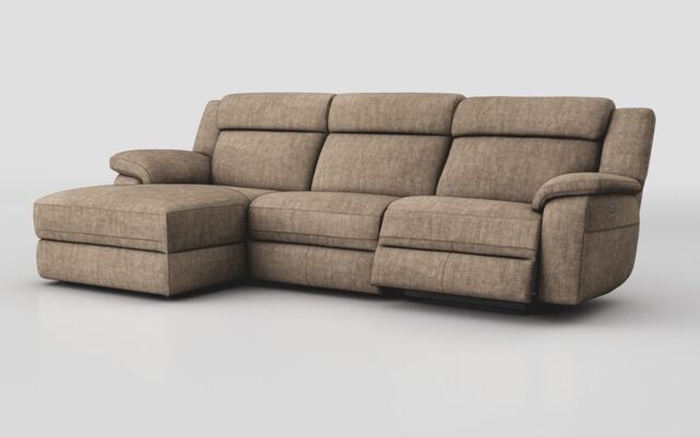 Sarsina 3 Seater Sofa Right Hand Facing Power & Left Hand Facing Lounger - poltronesofà at ScS