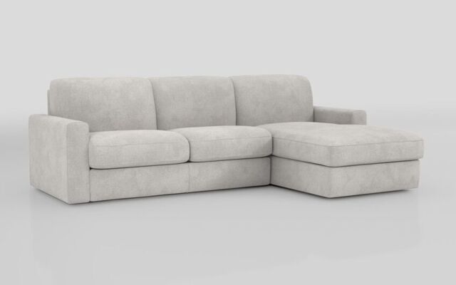 Barete Large Arm 4 Seater Sofa Bed with Left Hand Facing Large Lounger - poltronesofà at ScS