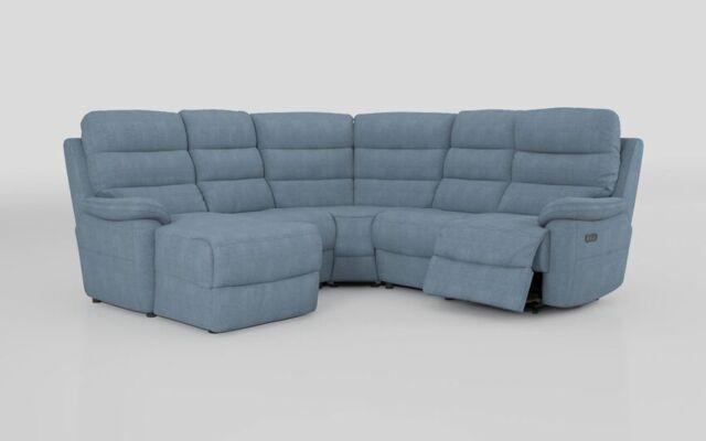 Ossett 2 Corner 2 Left Hand Facing Chaise Right Hand Facing Power Sofa with Head Tilt - poltronesofà at ScS