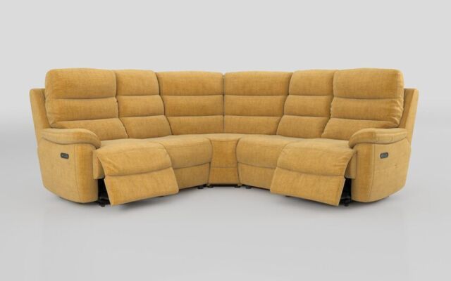 Ossett 2 Corner 2 Power Sofa with Head Tilt  - poltronesofà at ScS