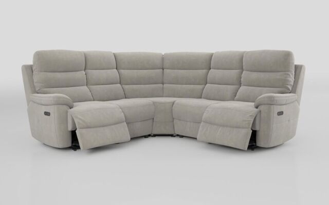 Ossett 2 Corner 2 Power Sofa with Head Tilt - poltronesofà at ScS
