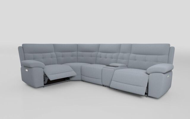Belford 1 Corner 3 Power Recliner Sofa with Media Console - poltronesofà at ScS