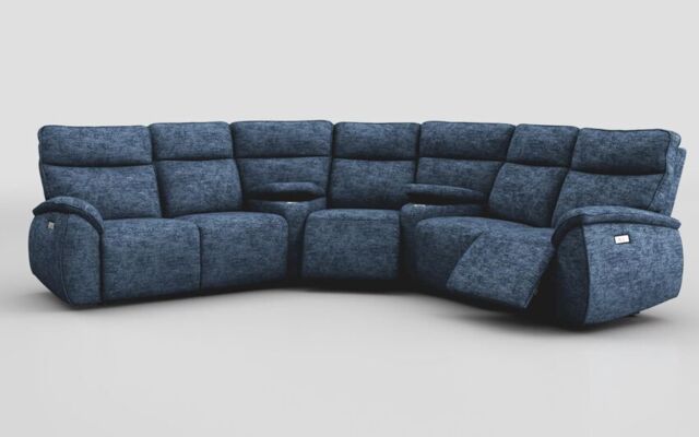 Solara 2 Corner 2 Power Recliner with Double Storage Consoles  - poltronesofà at ScS