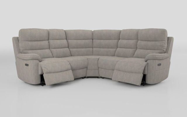 Ossett 2 Corner 2 Power Sofa with Head Tilt - poltronesofà at ScS
