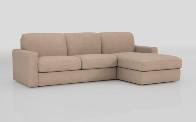 Barete Large Arm 4 Seater Sofa Bed with Right Hand Facing Large Lounger  - poltronesofà at ScS