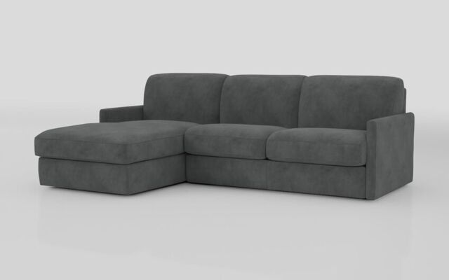 Barete Slim Arm 4 Seater Sofa Bed with Left Hand Facing Large Lounger  - poltronesofà at ScS