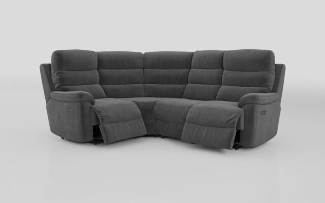 Ossett 1 Corner 2 Power Sofa with Head Tilt - poltronesofà at ScS