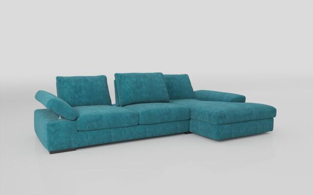 Savazza 4 Seater Sofa with Adjustable Back Rest Right Hand Facing Lounger  - poltronesofà at ScS
