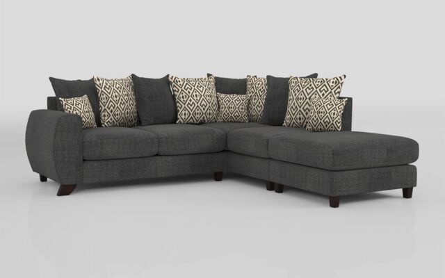 Aspen 2 Corner 1 Right Hand Facing Chaise Scatter Back Sofa  - poltronesofà at ScS