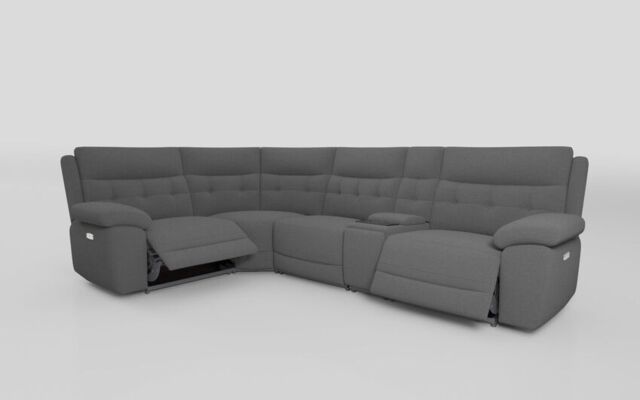 Belford 1 Corner 3 Power Recliner Sofa with Media Console - poltronesofà at ScS