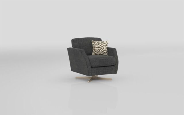 Aspen Fabric Swivel Chair - poltronesofà at ScS