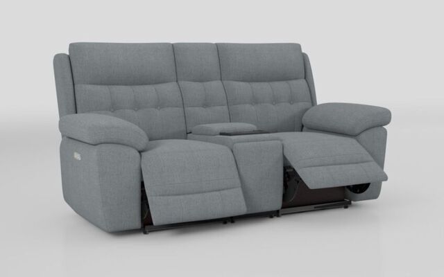 Belford 2 Seater Power Recliner Sofa with Media Console  - poltronesofà at ScS