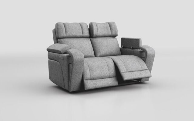 Adstock 2 Seater Power Recliner With Power Head Tilt - poltronesofà at ScS