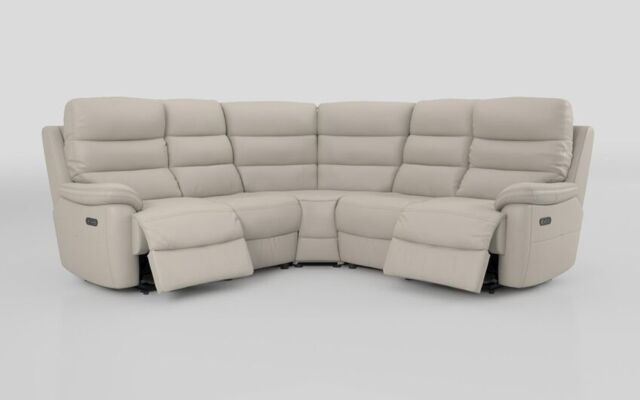 Ossett 2 Corner 2 Power Sofa with Head Tilt  - poltronesofà at ScS
