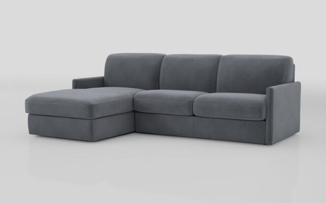 Barete Slim Arm 4 Seater Sofa Bed with Left Hand Facing Large Lounger  - poltronesofà at ScS