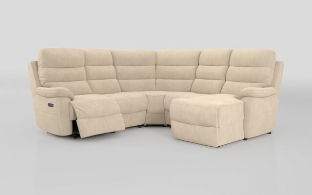 Ossett 2 Corner 2 Right Hand Facing Chaise Left Hand Facing Power Sofa with Head Tilt  - poltronesofà at ScS